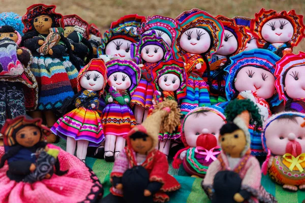 Kunsthandwerk Touristen Cusco Peru Verkaufen — Stockfoto