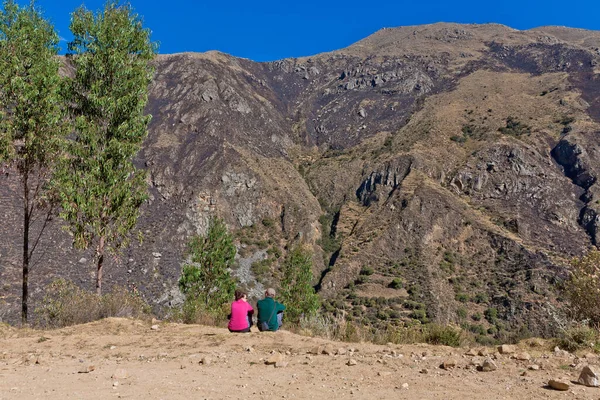 フアンカ リマペルー 山と美しい風景 — ストック写真