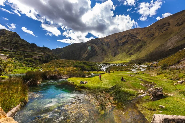 Уанкая Лима Перу Красивый Пейзаж Горами — стоковое фото