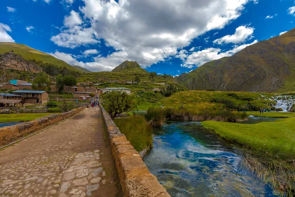 Huancaya Lima Perú Hermoso Paisaje Con Montañas — Foto de Stock