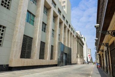 La Catedral Baslica de Lima esta ubicada en la Plaza Mayor de Lima, Peru