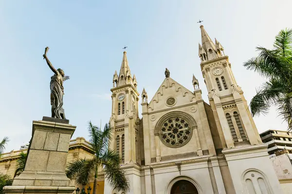 秘鲁利马弗朗西亚广场Recoleta教堂 2023年4月 — 图库照片