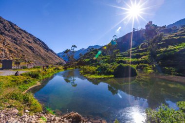 Vadinin dağlarındaki güzel manzara
