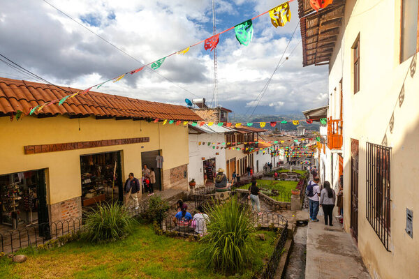 archectura de Cajamarca Peru