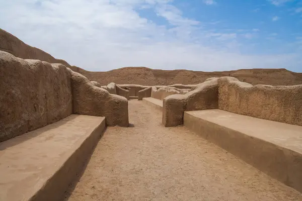 stock image ancient ruins of the temple of the city of the capital Trujillo, Peru