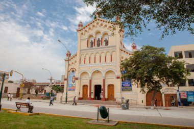 Lima Peru 'daki San Miguel Kilisesi.