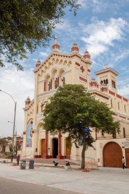 Lima Peru 'daki San Miguel Kilisesi.
