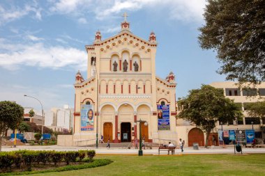 Lima Peru 'nun manzarası, sokakları ve turistik binaları