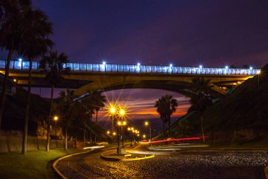 Lima Peru 'nun manzarası, sokakları ve turistik binaları