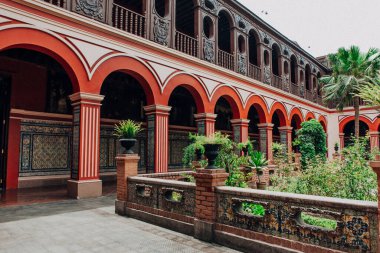 Lima Peru 'nun manzarası, sokakları ve turistik binaları