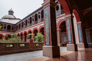 Lima Peru 'nun manzarası, sokakları ve turistik binaları