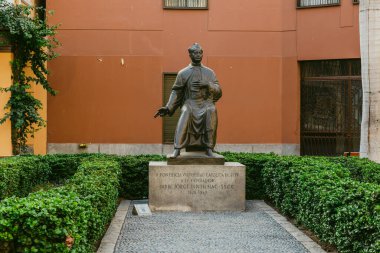 Plaza Francia, streets and buildings of the historical center of Lima, Peru.