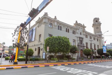 Streets of the district of Miraflores in Lima, Peru