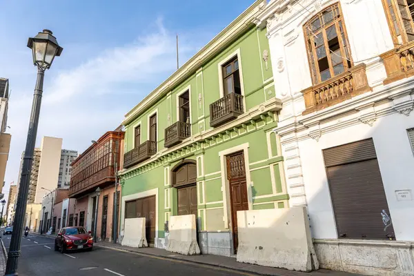Plaza Francia Streets Buildings Historical Center Lima Peru — 스톡 사진