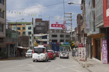 Huancayo eyaletinin başkentinin eski caddesi.