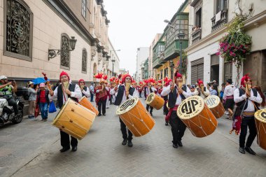 4 Şubat 2024, Lima Peru. Lima Meydanı 'nda Candelaria Bakiresinin Şenlik Töreni.