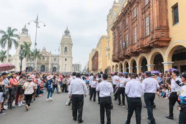 4 Şubat 2024, Lima Peru. Lima Meydanı 'nda Candelaria Bakiresinin Şenlik Töreni.