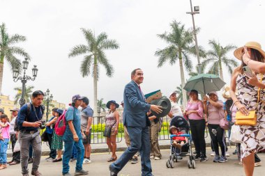 4 Şubat 2024, Lima Peru. Lima Meydanı 'nda Candelaria Bakiresinin Şenlik Töreni.