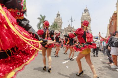 4 Şubat 2024, Lima Peru. Lima Meydanı 'nda Candelaria Bakiresinin Şenlik Töreni.