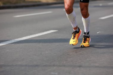 İRONMAN 70.3 Peru, Sporcular yarışıyor. 23 Nisan 2023 - LIMA, Peru