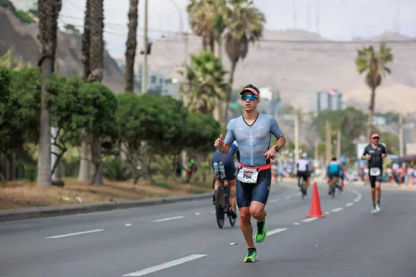 Ironman Pérou Athlètes Compétition Avril 2023 Lima Pérou — Photo