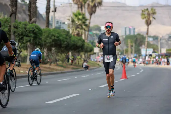 Ironman Pérou Athlètes Compétition Avril 2023 Lima Pérou — Photo