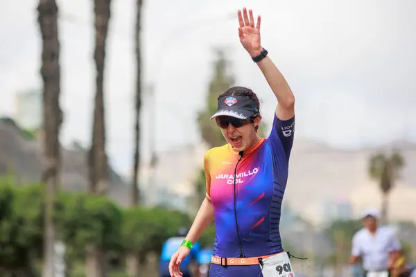 stock image IRONMAN 70.3 Peru, Athletes competing. APRIL 23, 2023 - LIMA, PERU