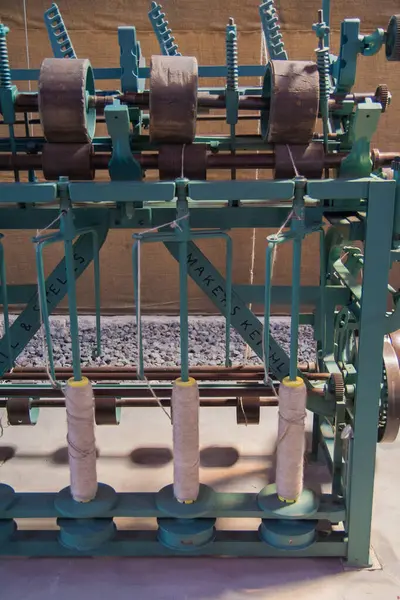 Maschine Zur Herstellung Von Textilien Arequipa Peru Stockbild
