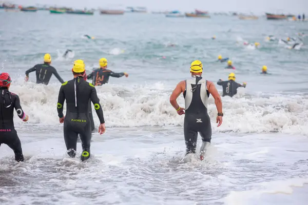 stock image IRONMAN 70.3 Peru. APRIL 23, 2023 - LIMA, PERU