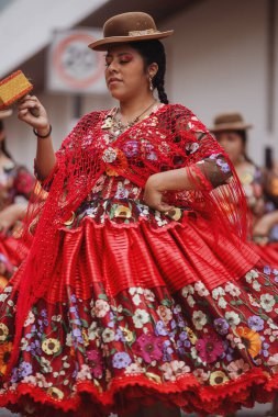 Peru 'nun tarihi merkezi Lima' da geleneksel Candelaria Bakiresi Festivali dansçıları. 18 Kasım 2023. 