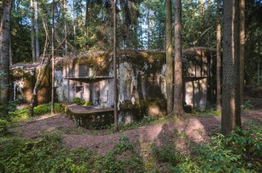 Çek Cumhuriyeti 'ndeki Kartal Dağları' nda (Orlicke) ormanlarda ve dağlık arazide inşa edilen izole piyade birliği. Çekoslovak savaş öncesi askeri sınır güçlendirme sistemi 1935-1938 yılları arasında inşa edildi.