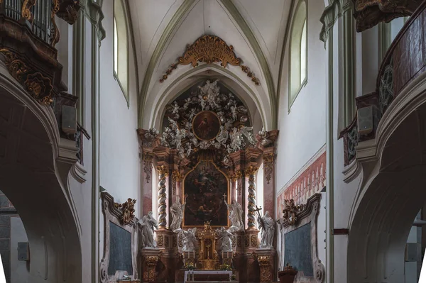 Zdar Nad Sazavou República Checa Agosto 2023 Basílica Asunción Virgen —  Fotos de Stock