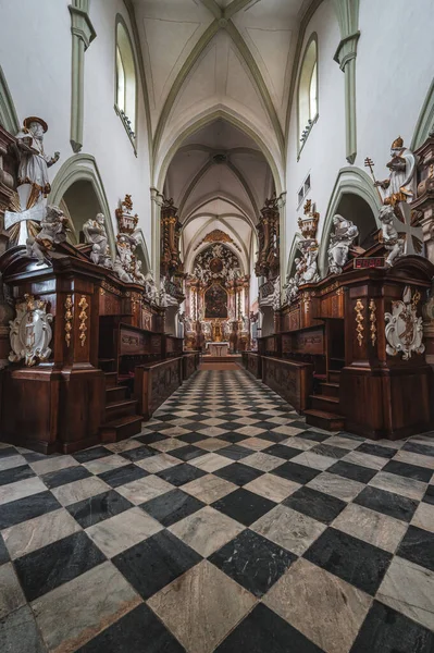 Zdar Nad Sazavou República Checa Agosto 2023 Basílica Asunción Virgen —  Fotos de Stock