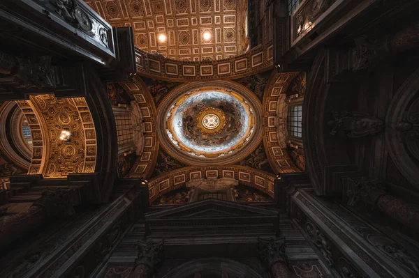 Italia Roma Vaticano Mayo 2023 Interior Basílica San Pedro Catedral —  Fotos de Stock