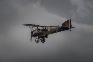 Kuneticka hora, Çek Cumhuriyeti - 27 Haziran 2024: Tarihi uçak. Morane-Saulnier MS.139