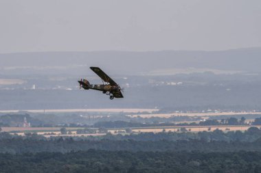 Kuneticka hora, Czech republic - June 27 2024: Historic airplane. Morane-Saulnier MS.139 clipart