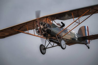 Kuneticka hora, Çek Cumhuriyeti - 27 Haziran 2024: Tarihi uçak. Morane-Saulnier MS.139