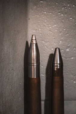 Orlicke hory, Çek Cumhuriyeti - 10 02 2022: askeri sığınak R-S 87 Prusek Çekoslovak sınır tahkimatlarının bir parçası olan Eagle Dağları 'nda. İstihkam müzesinin içi.