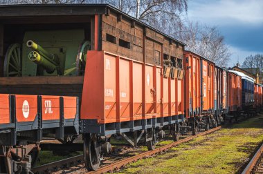 Tyniste nad Orlici, CZECH REPUBLIC - 1 Nisan 2025: Lejyoner tarihi sergisi