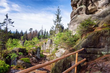 Çek rock kasabası Çek Cumhuriyeti 'nin Ostas Tepesi' nde. 