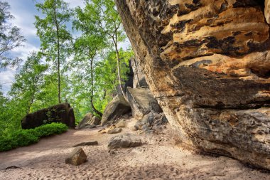 sakson İsviçre'de idagrotte yürüyüş parkuru, Almanya