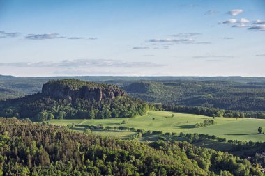 Görüntü Lilienstein - Sakson İsviçre, Almanya