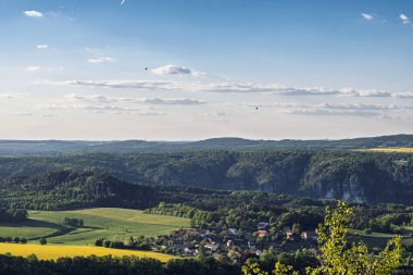 Görüntü Lilienstein - Sakson İsviçre, Almanya