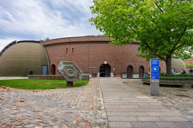 KLAIPEDA, LITHUANIA - 4 Haziran 2025: Litvanya Deniz Müzesi ve Akvaryum.