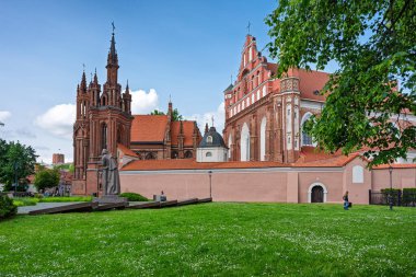 Vilnius, Lithuania-June 2 2025: St Anne's church in Vilnius, Lithuania