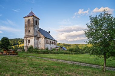 Vrchni Orlice 'deki St. John Kilisesi Orlicke Hory, Çek Cumhuriyeti' ndeki Bartosovice