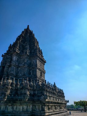 Prambanan Tapınağı, Jogjakarta: 10 Ağustos 2023 - Prambanan Tapınağı Endonezya 'nın en büyük Hindu tapınağı ve Güneydoğu Asya' nın en güzel tapınaklarından biridir.