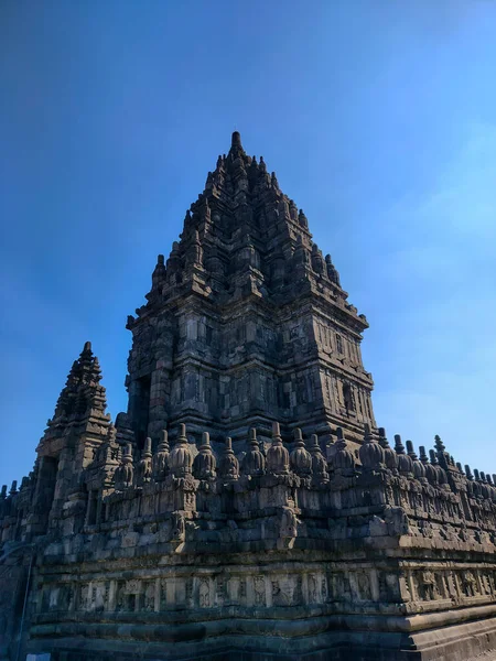 Prambanan Temple Jogjakarta Agosto 2023 Prambanan Temple Patrimônio Mundial Unesco — Fotografia de Stock