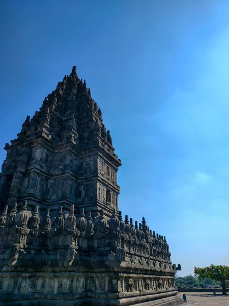 Prambanan Temple Jogjakarta Agosto 2023 Prambanan Temple Patrimônio Mundial Unesco — Fotografia de Stock