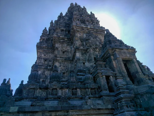 Prambanan Tapınağı Jogjakarta Ağustos 2023 Prambanan Tapınağı Endonezya Nın Büyük — Stok fotoğraf